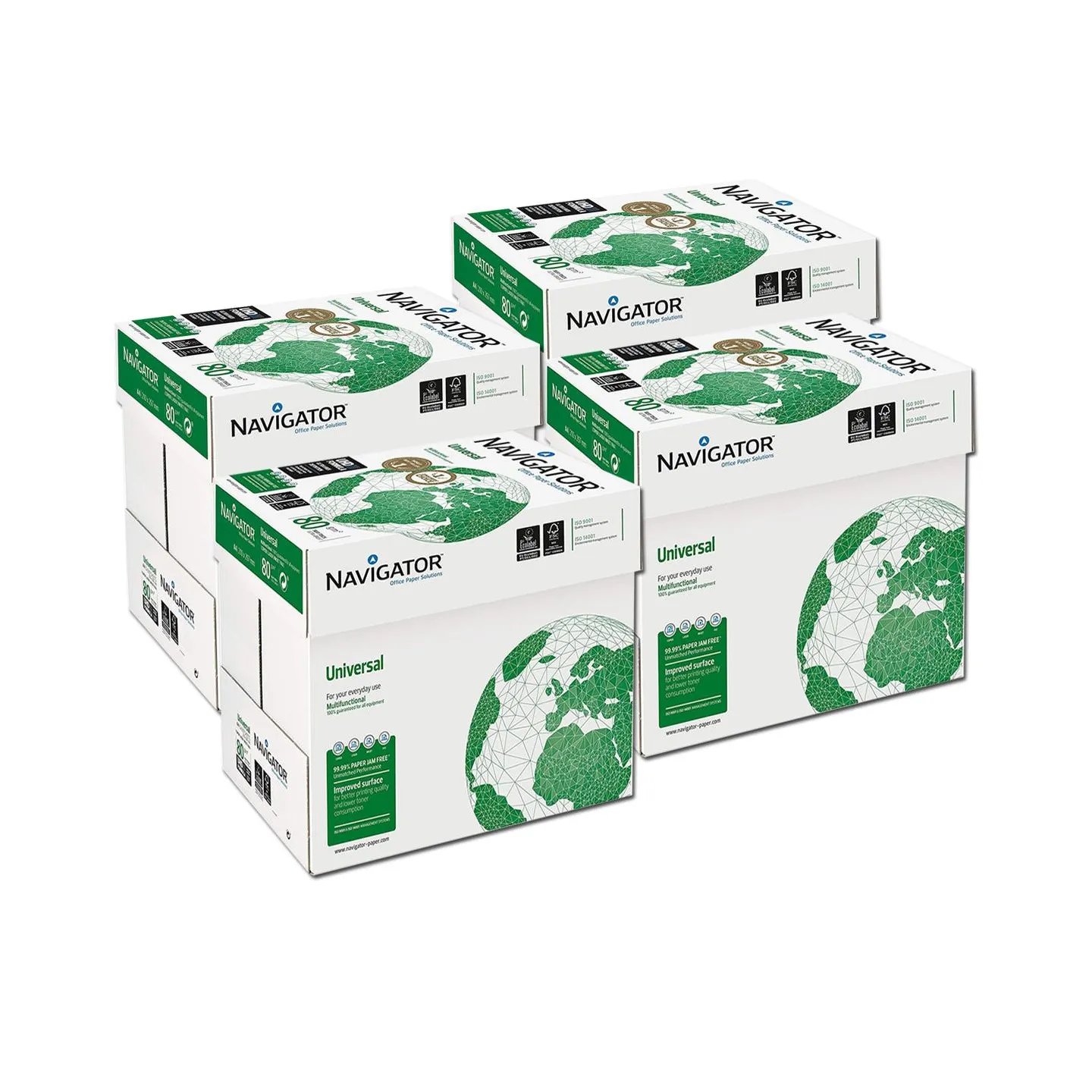 Carta A4 Navigator Universal 80gr - Pacco da 20 risme