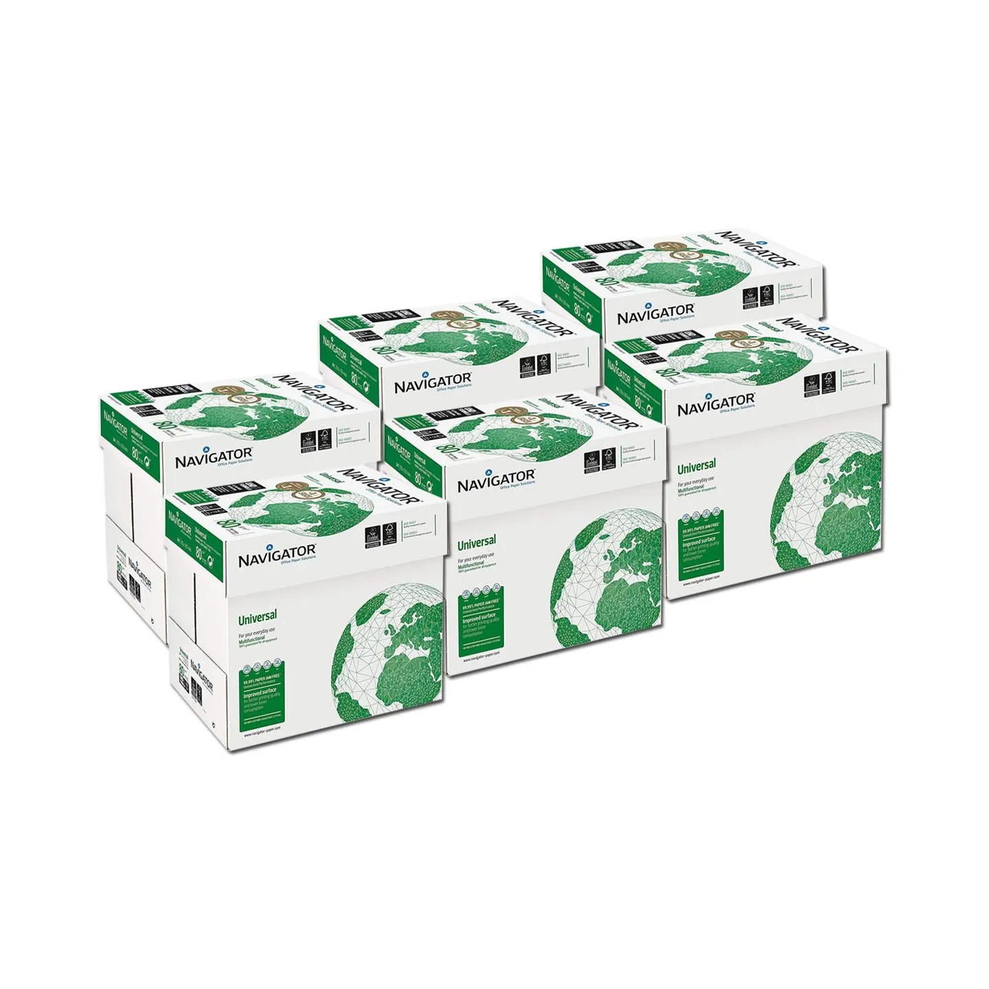 Carta A4 Navigator Universal 80 gr - Pacco da 30 risme