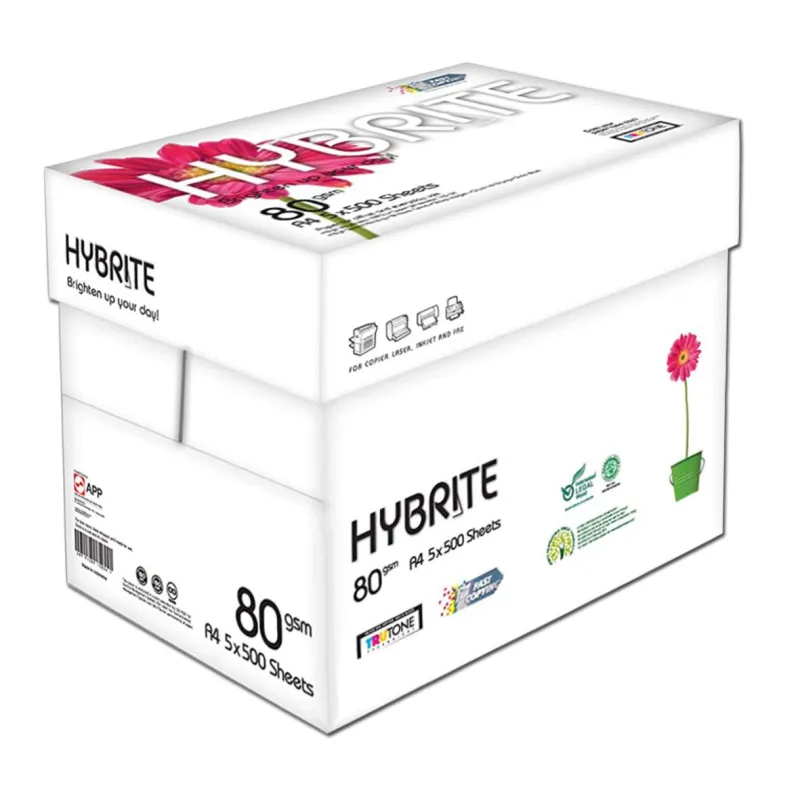 Carta A4 Hybrite per fotocopiatrice | 5 Risme | 80 gr