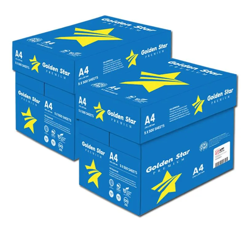 Carta A4 Golden Star | 10 Risme | 75 gr - Alphaink