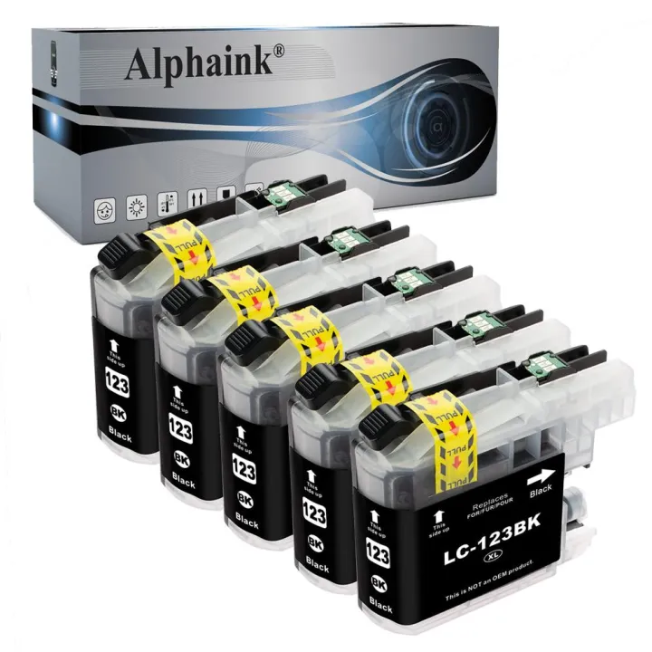 Compra 5 Cartucce Brother LC-123BK XL - Alphaink