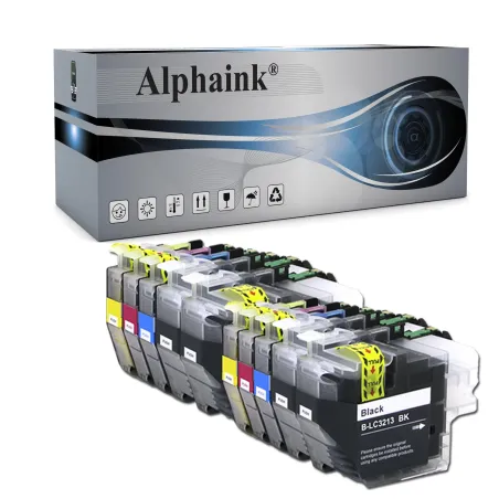 Acquista 10 Cartucce Brother LC-3213 Nero + Colore di Alphaink