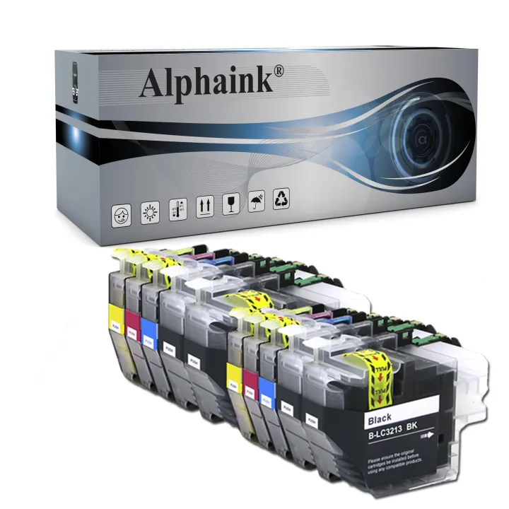 Acquista 10 Cartucce Brother LC-3213 Nero + Colore di Alphaink