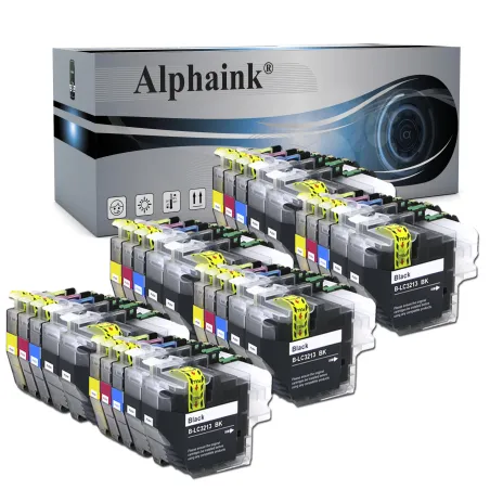 Acquista 30 Cartucce Brother LC-3213 Nero + Colore di Alphaink