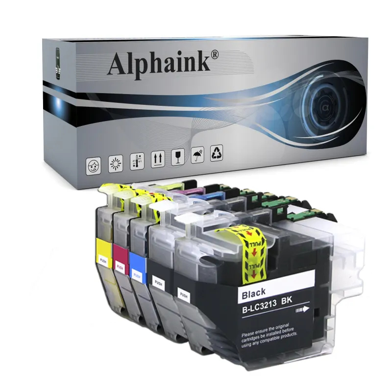 Acquista 5 Cartucce Brother LC-3213 Nero + Colore di Alphaink