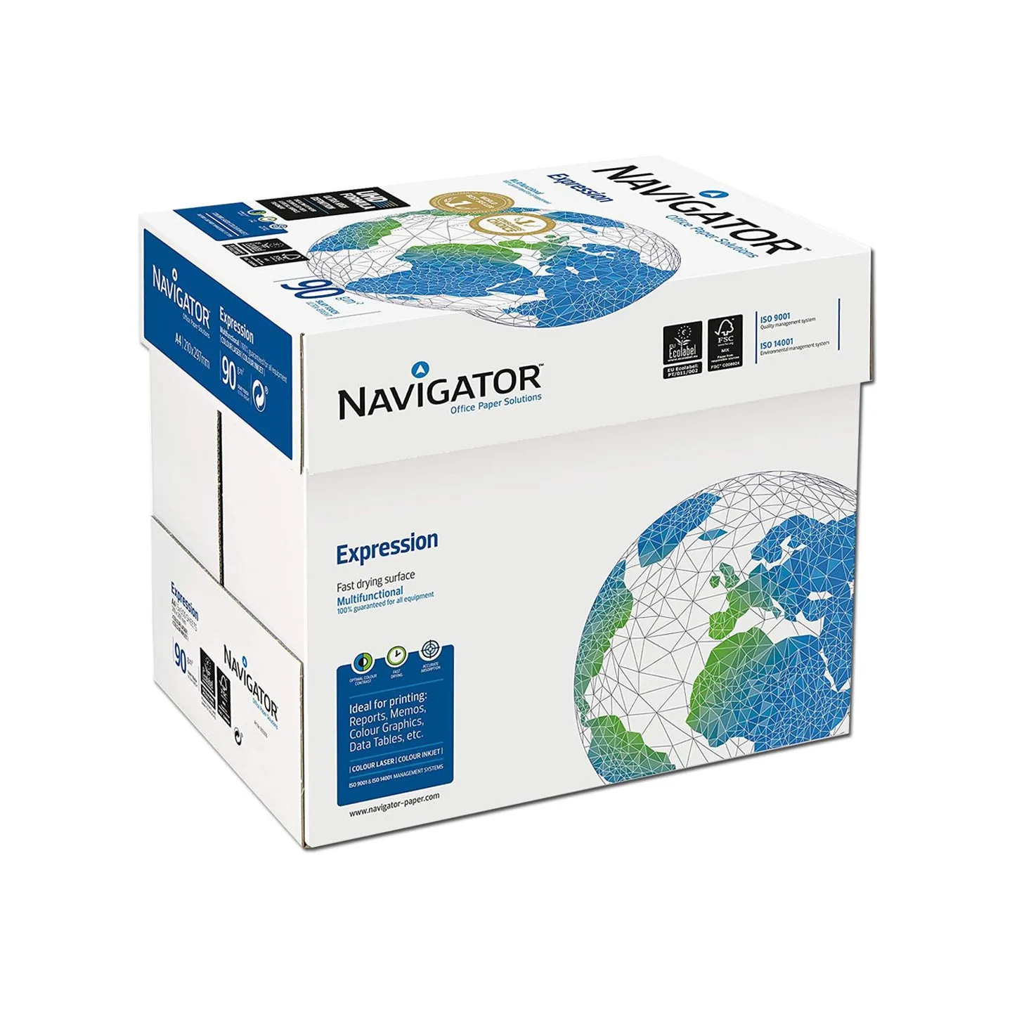 Carta A4 90 gr Navigator Expression - 5 risme