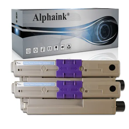 Toner compatibile per OKI SYSTEM C332HBKKIT2 | Alphaink - Qualità e Risparmio
