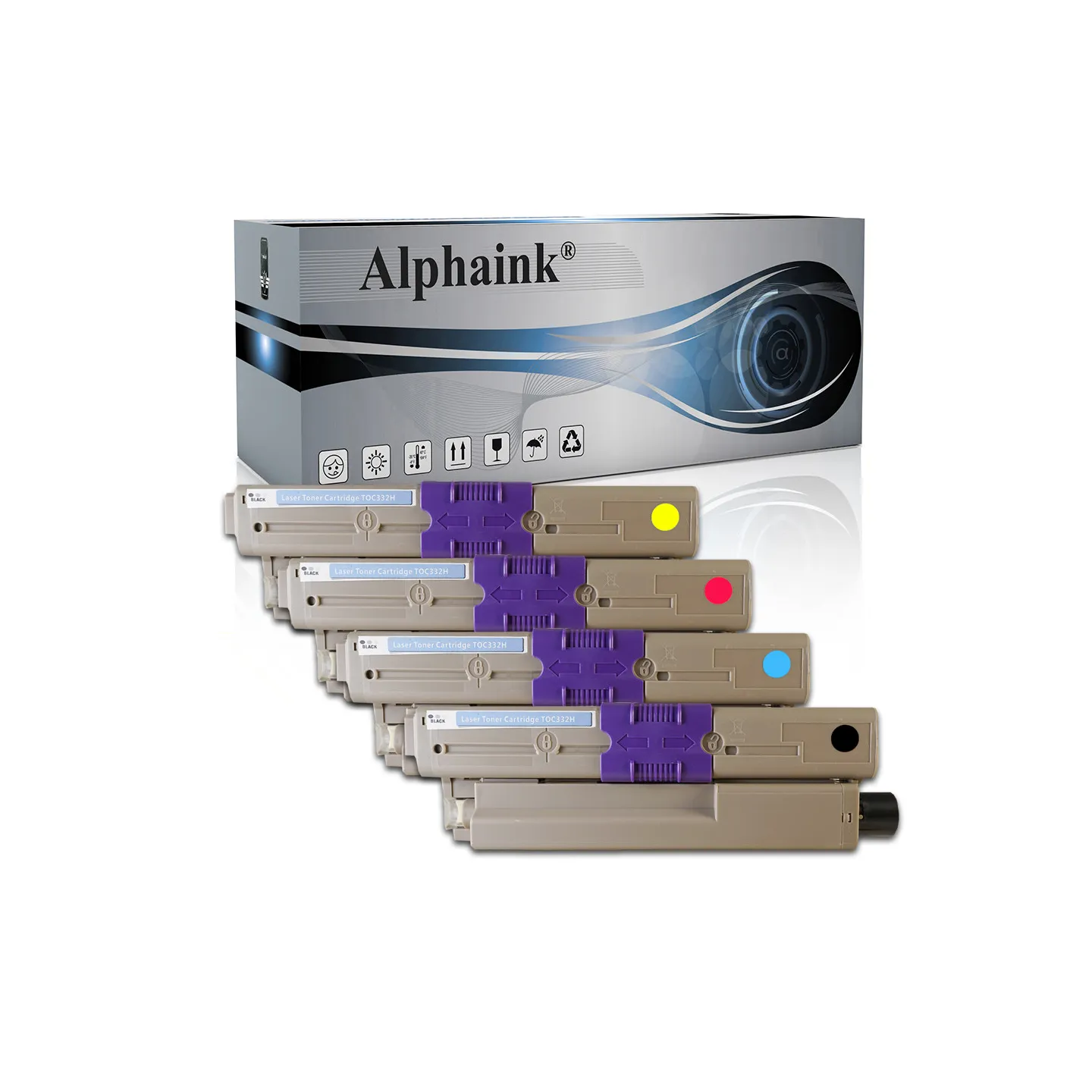 Toner compatibile per OKI SYSTEM C332HKIT4 | Alphaink - Qualità e Risparmio