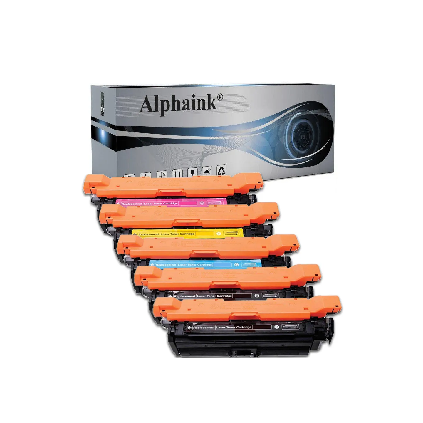 Set 5 Toner CE400X 507X 507A Compatibili per HP – 2 Nero + Colori | Alphaink
