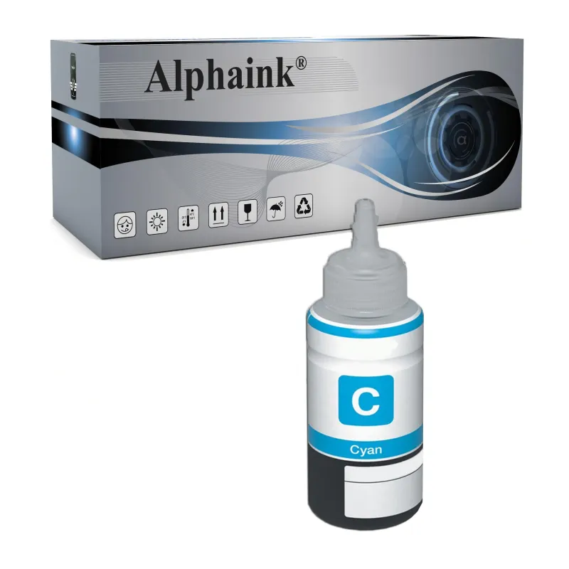 Flacone d'Inchiostro Epson EcoTank T6642 Ciano Compatibile