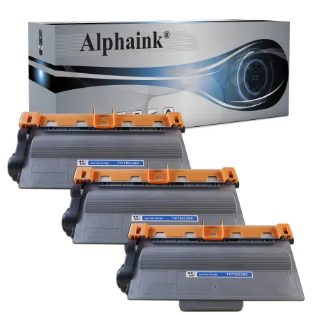 Toner compatibile per BROTHER TN3380KIT3 | Alphaink - Qualità e Risparmio