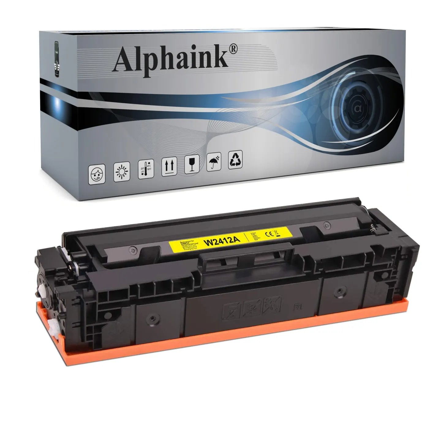 Toner compatibile per HP  W2412ANOCHIP | Alphaink - Qualità e Risparmio