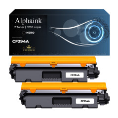 2 Toner HP CF294A 94A Nero Compatibile