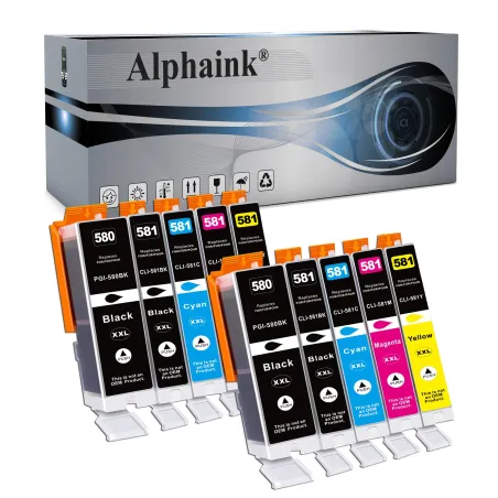 Cartucce Compatibili per CANON PGI580CLI581XXLKIT10 | Alphaink - Qualità e Risparmio