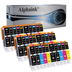 30 Cartucce Canon PGI-580 / CLI-581 Compatibili Alphaink
