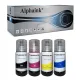 4 Cartucce Epson EcoTank T104 T1045 Nero + Colore Compatibile