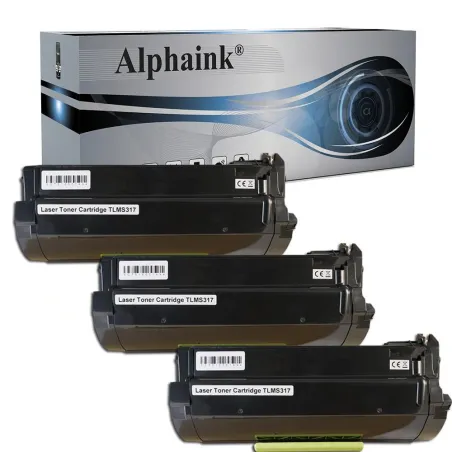 Toner compatibile per LEXMARK MS317KIT3 | Alphaink - Qualità e Risparmio