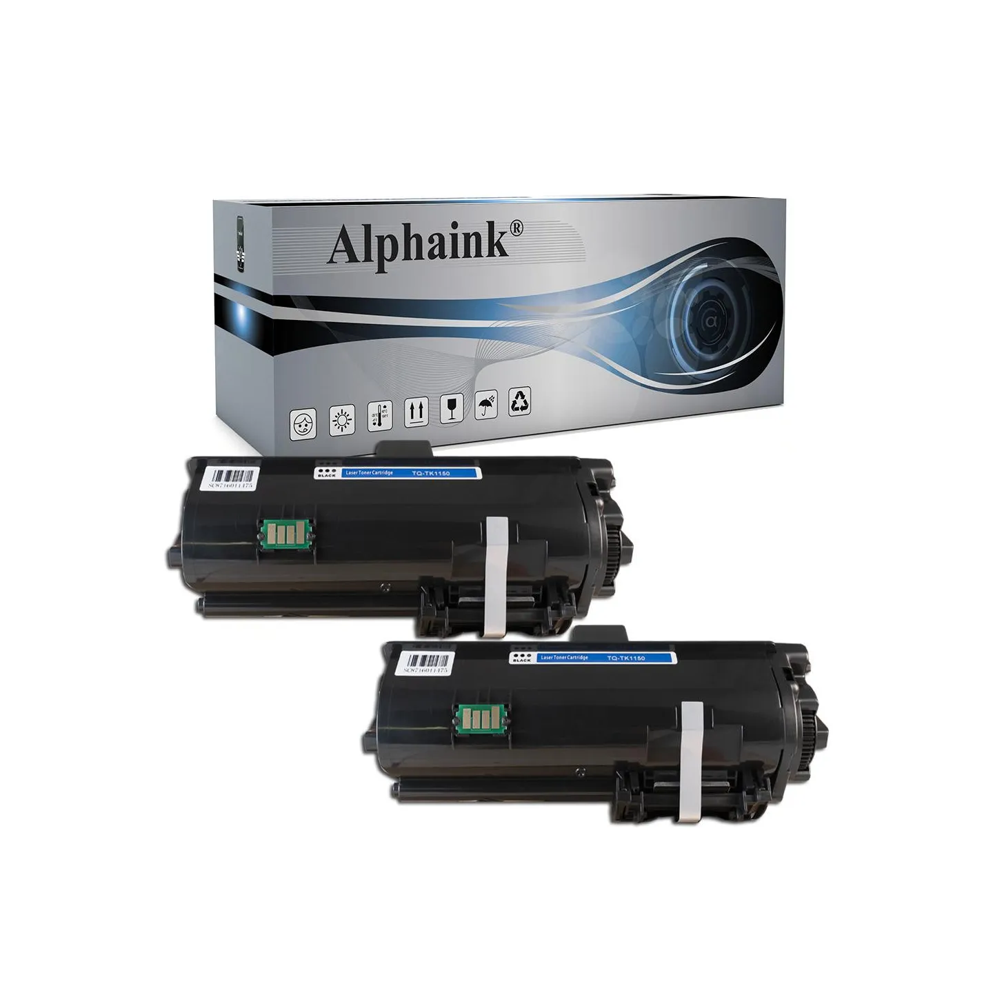 Kit 2 Toner TK-1150 / 1T02RV0NL0 Compatibili per Kyocera | Alphaink