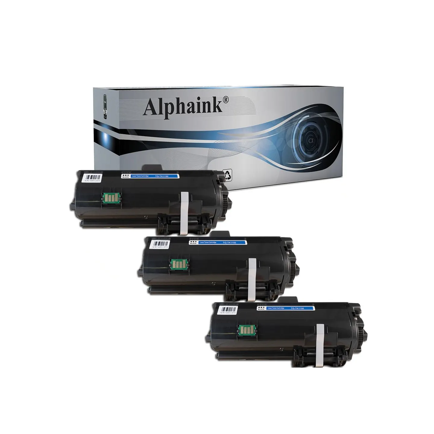Kit 3 Toner TK-1150 / 1T02RV0NL0 Compatibili per Kyocera | Alphaink