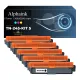 Set 5 Toner TN-241 / TN-245 Compatibili per Brother – 2 Nero + Colori | Alphaink