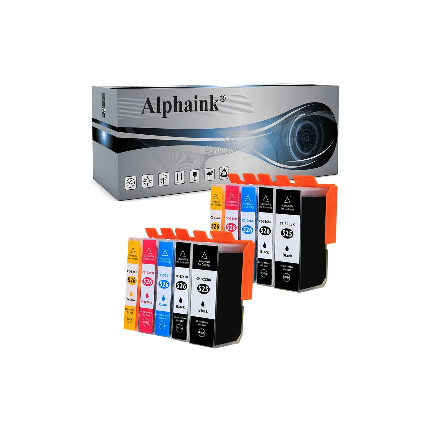 Cartucce Compatibili per CANON PGI525CHIPKIT10 | Alphaink - Qualità e Risparmio