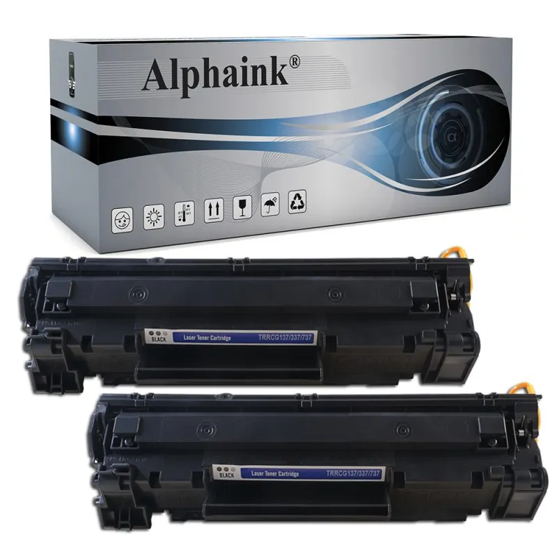 Toner compatibile per CANON CRG737KIT2 | Alphaink - Qualità e Risparmio