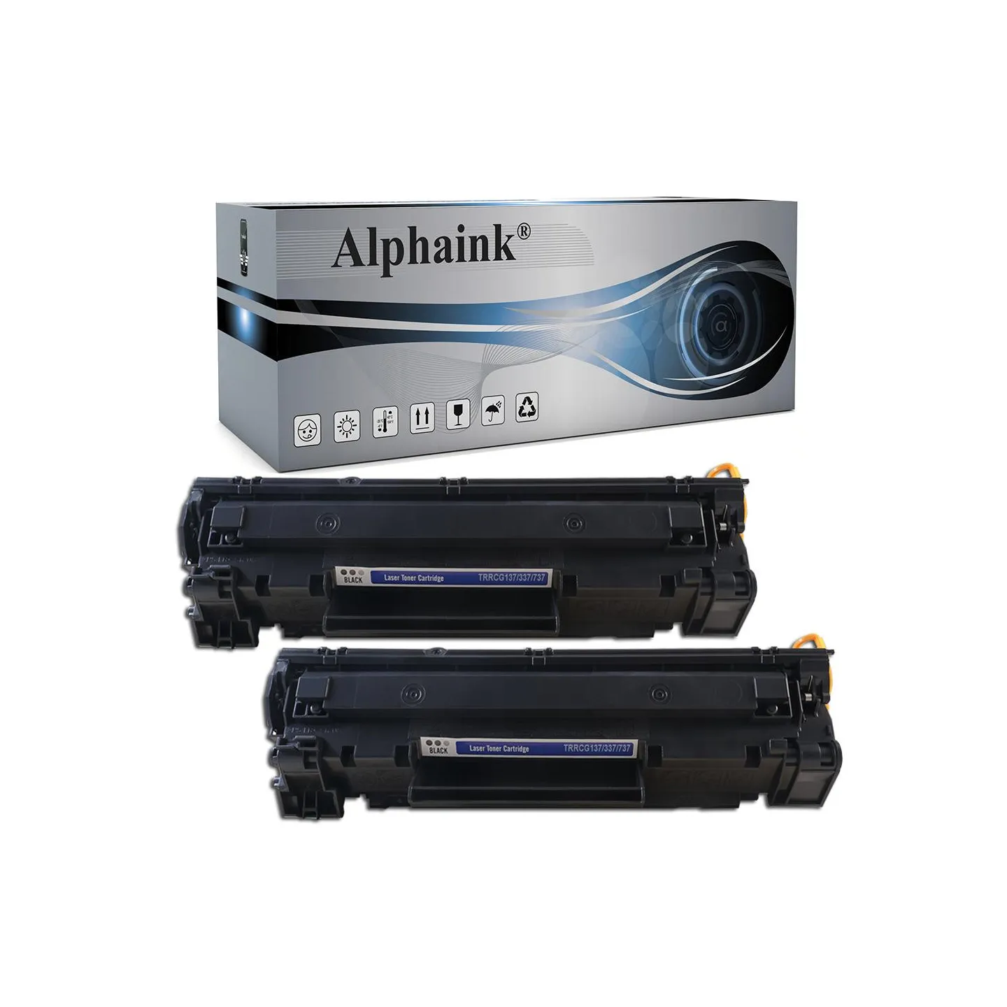 Toner compatibile per CANON CRG737KIT2 | Alphaink - Qualità e Risparmio