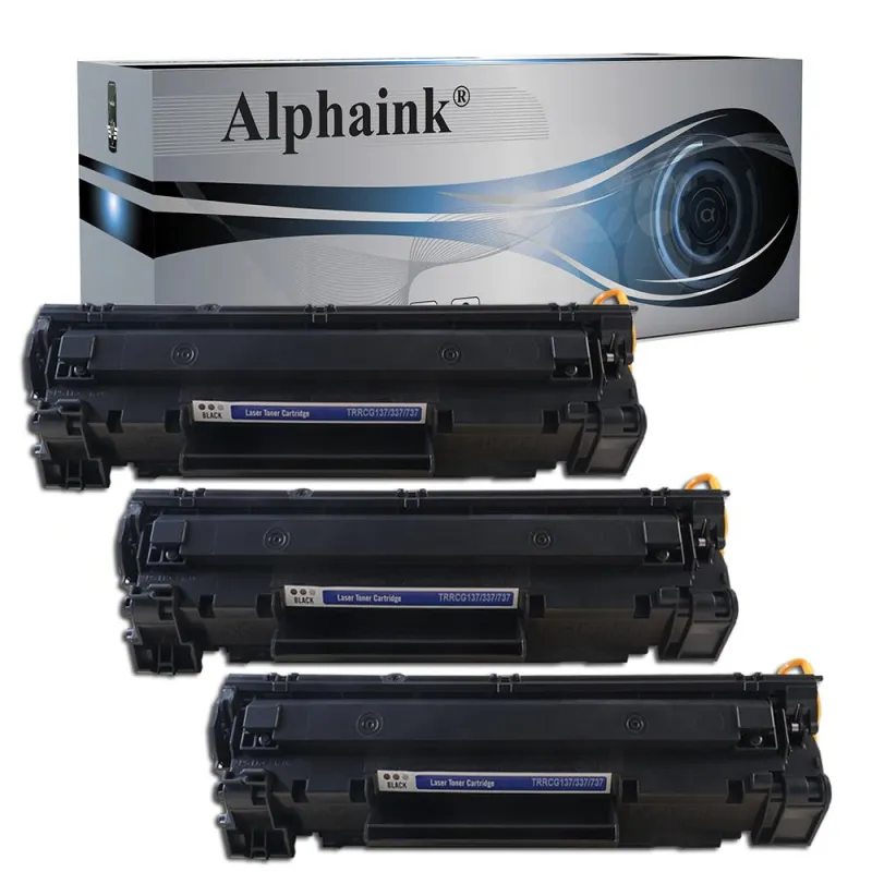 Toner compatibile per CANON CRG737KIT3 | Alphaink - Qualità e Risparmio