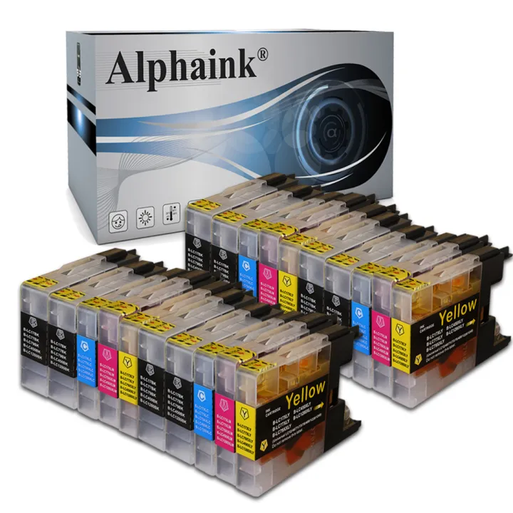Vendita Kit 20 Cartucce Brother LC-1280 Nero + Colore compatibile - Alphaink