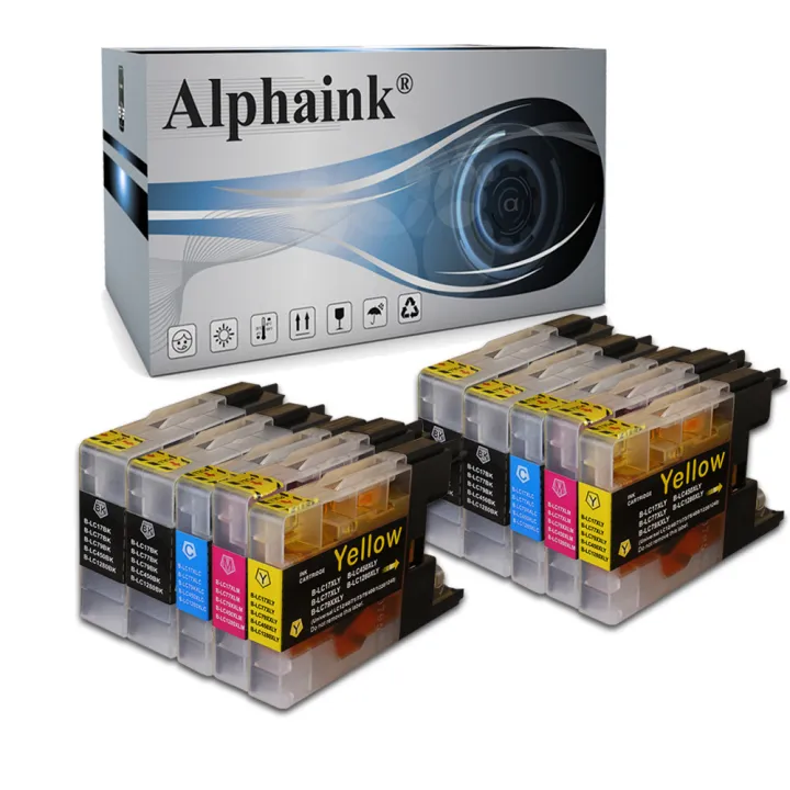 Vendita Kit 10 Cartucce Brother LC-1280 Nero + Colore compatibile - Alphaink