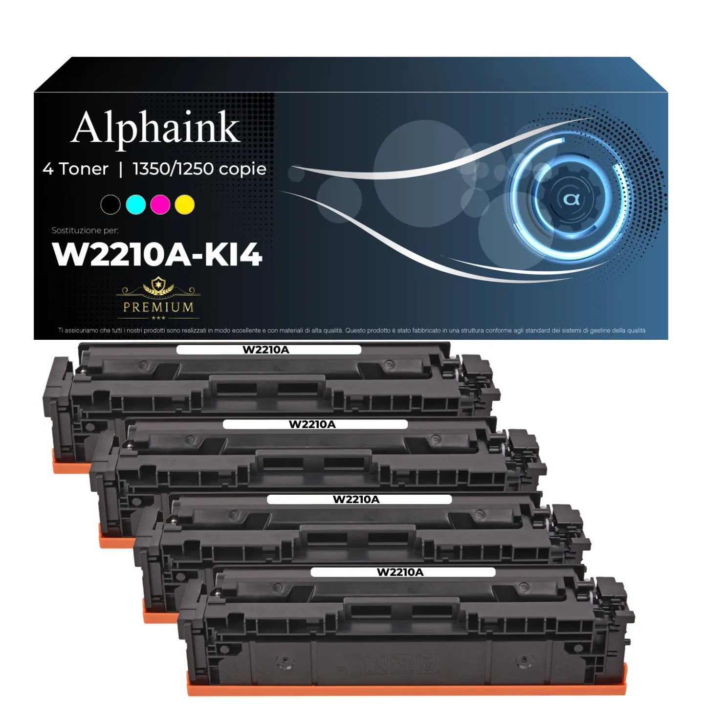 Toner compatibile per HP  W2410ANOCHIPKIT4 | Alphaink - Qualità e Risparmio