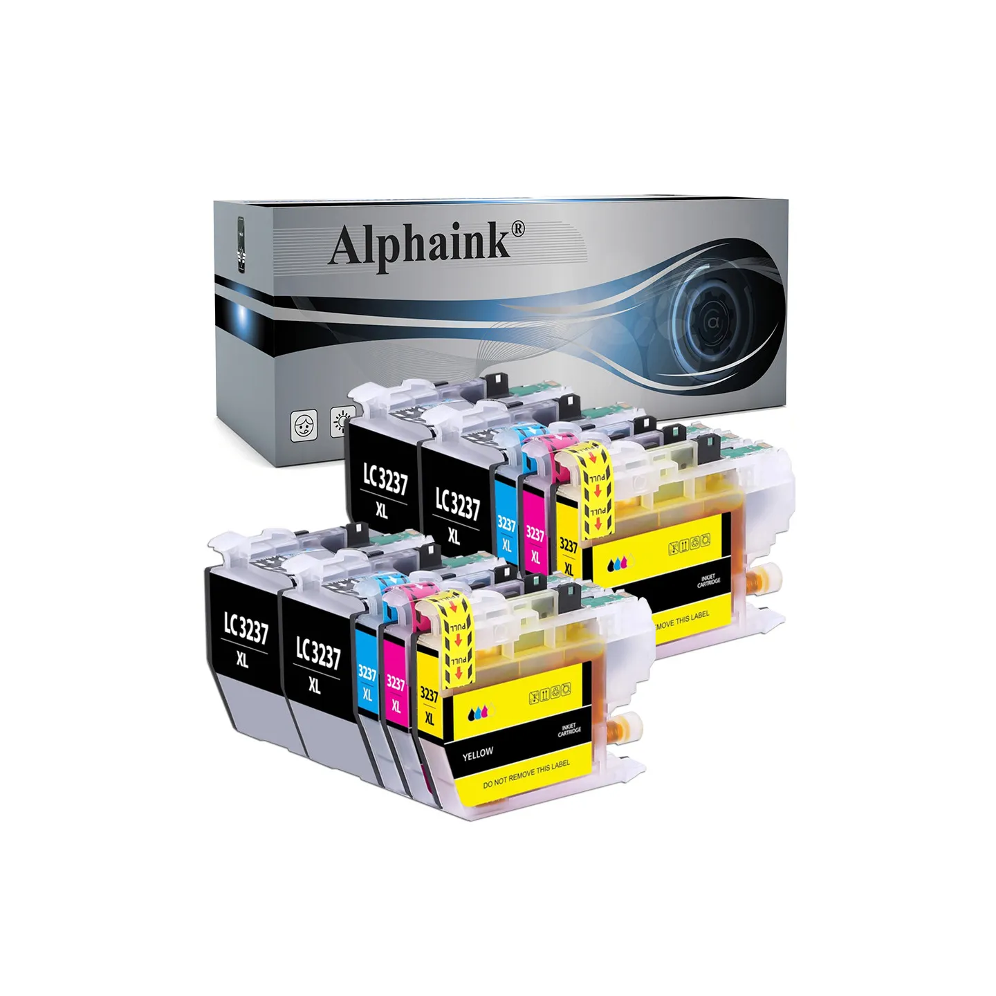 Acquista 10 Cartucce Brother LC-3237 Nero + Colore di Alphaink