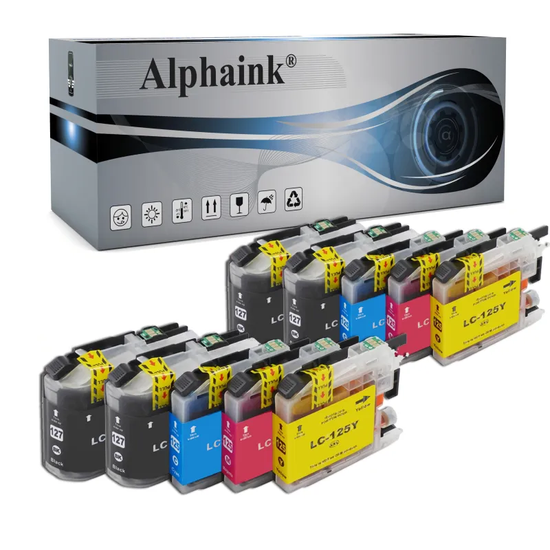 Kit 10 Cartucce Brother LC-127XL Nero + Colore