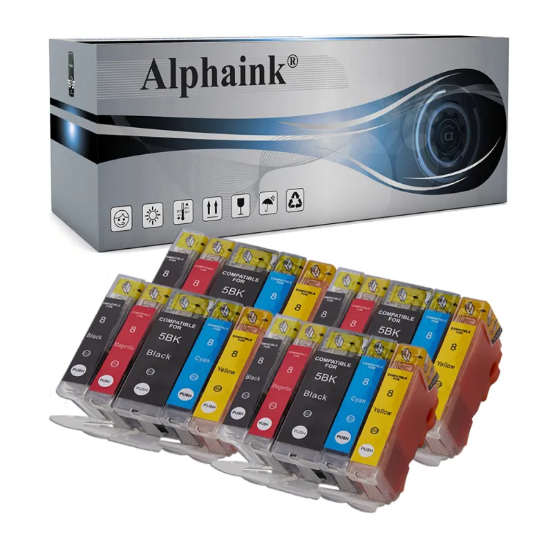 Cartucce Compatibili per CANON 5BK8BKCHIPKIT20 | Alphaink - Qualità e Risparmio