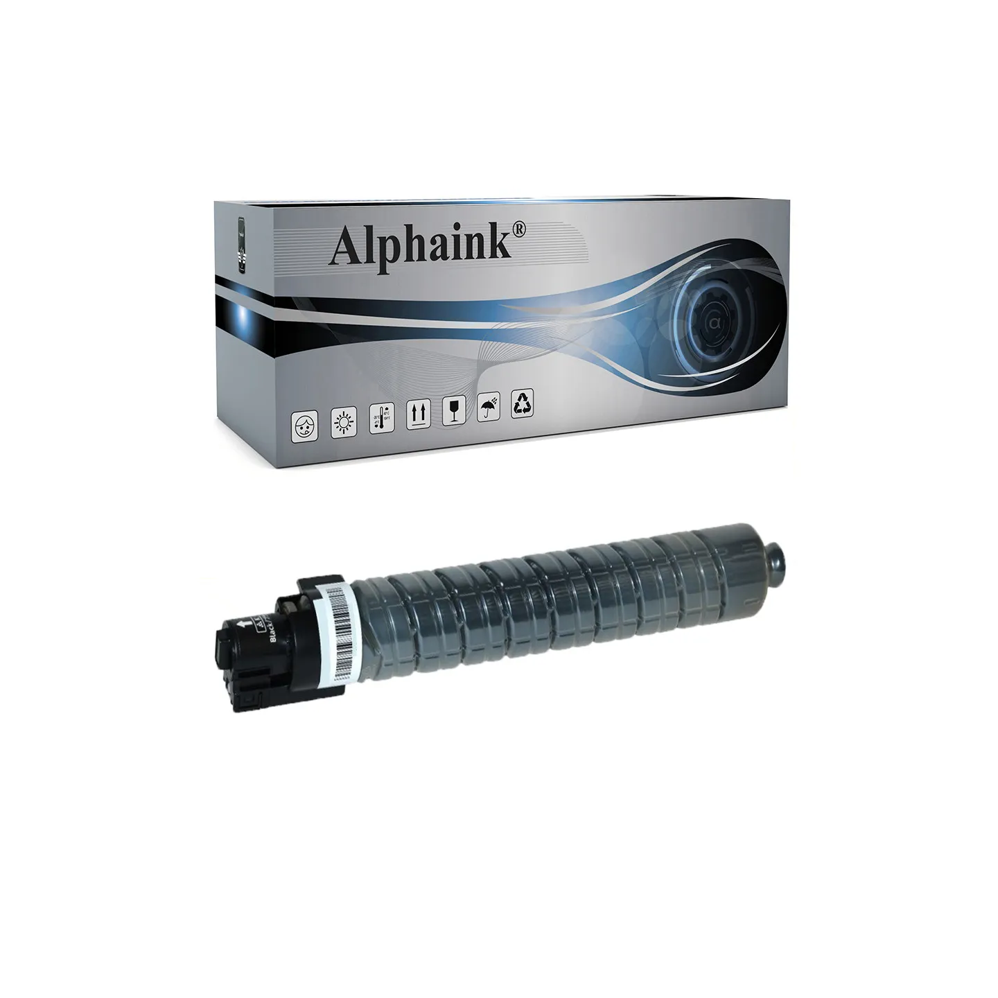 Toner rigenerato da originale RICOH RC2503BK | Alphaink - Qualità e Risparmio