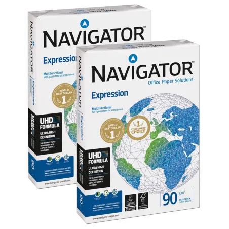 Carta A4 90 gr Navigator Expression - 2 risme