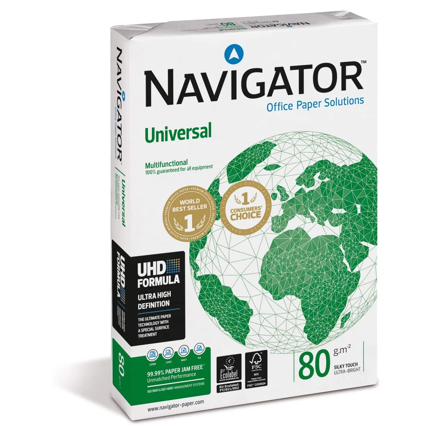Carta per Ufficio A3 Navigator Universal 1 Risma da 500 fogli 80 gr