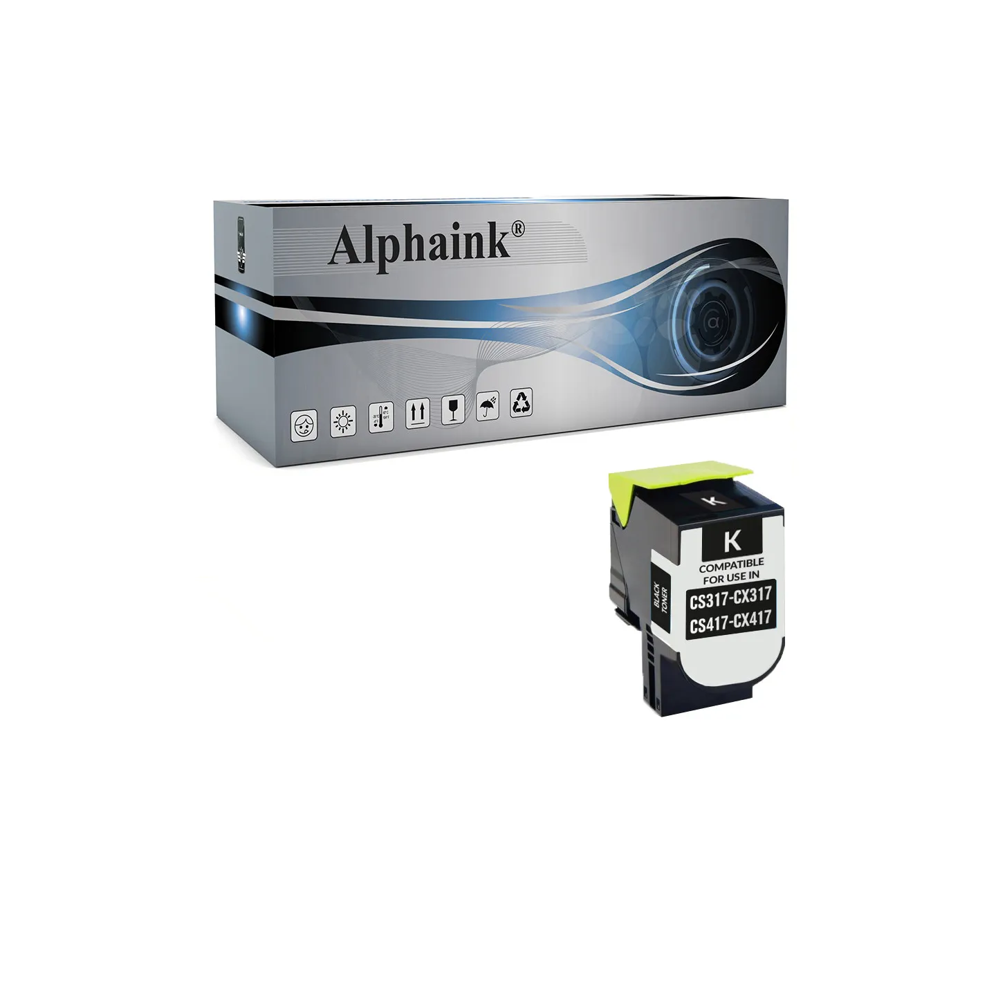 Toner compatibile per LEXMARK CSCX317417517BK | Alphaink - Qualità e Risparmio
