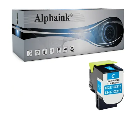 Toner compatibile per LEXMARK CSCX317417517C | Alphaink - Qualità e Risparmio