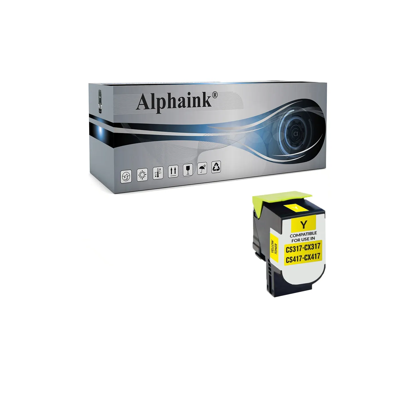 Toner compatibile per LEXMARK CSCX317417517Y | Alphaink - Qualità e Risparmio