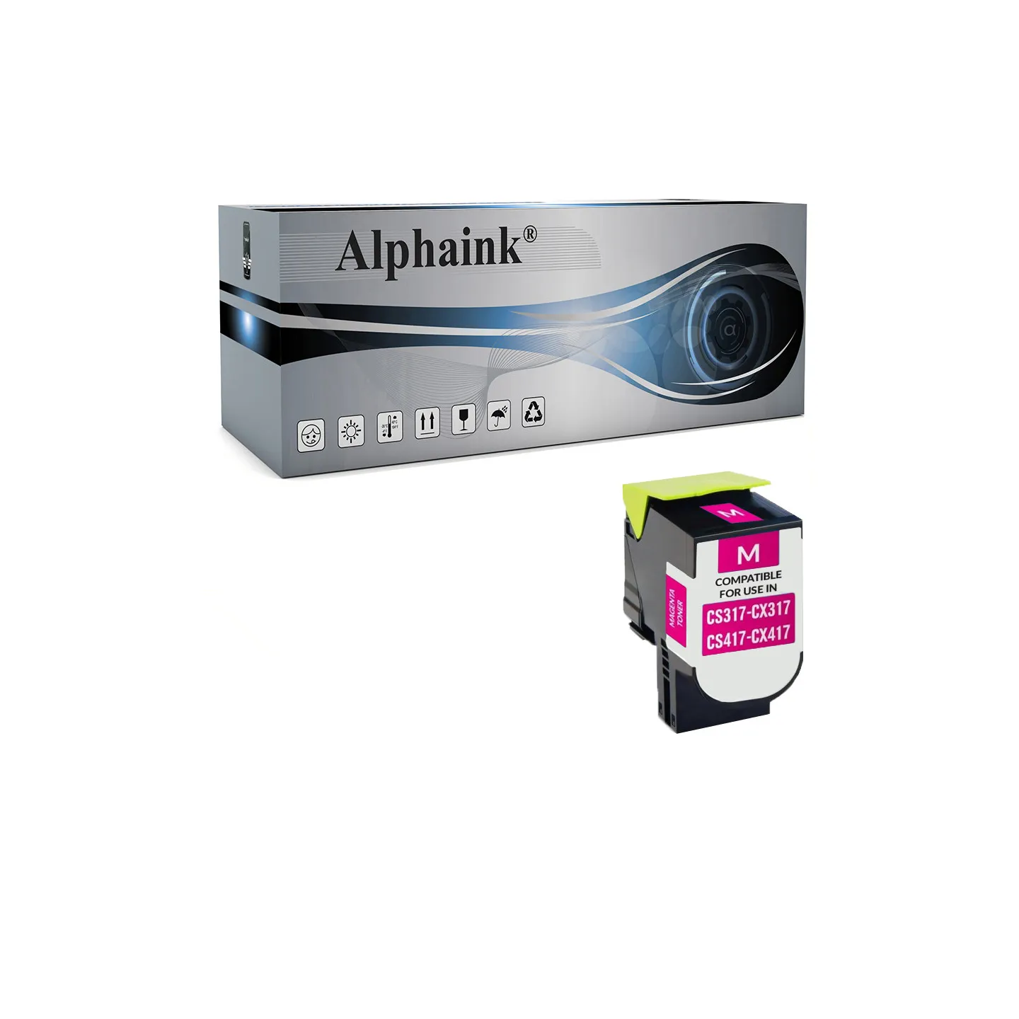 Toner compatibile per LEXMARK CSCX317417517M | Alphaink - Qualità e Risparmio