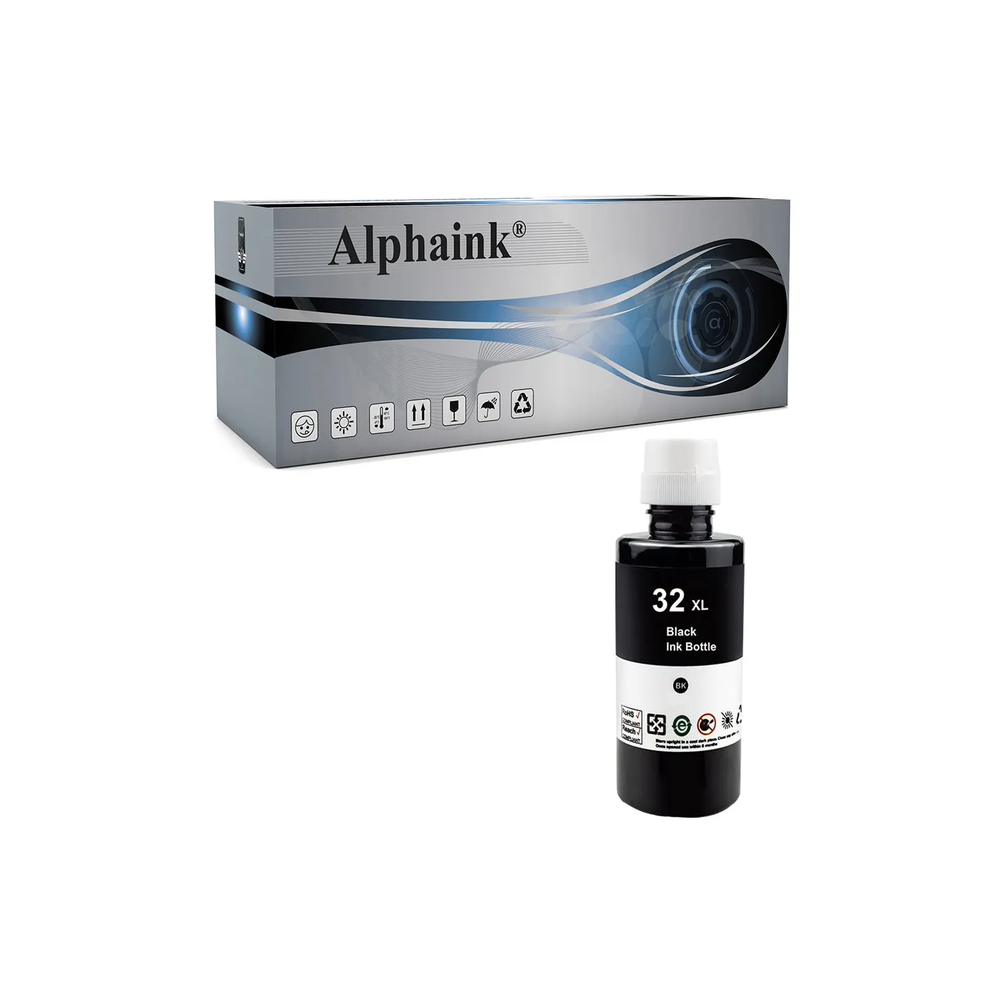 Flacone Cartuccia HP 32XL Smart Tank 1VV24AE Nero Compatibile