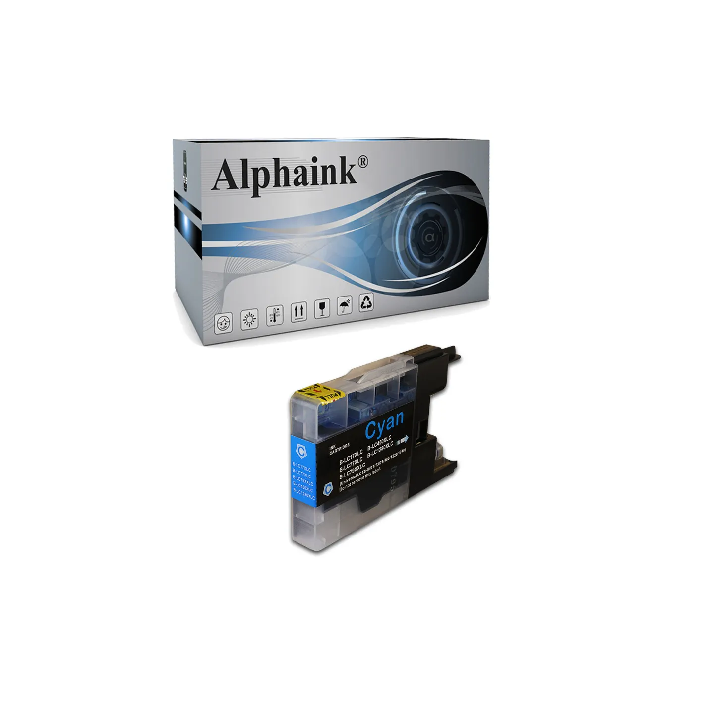 Compra Cartuccia Brother LC-1280C Ciano compatibile - Alphaink