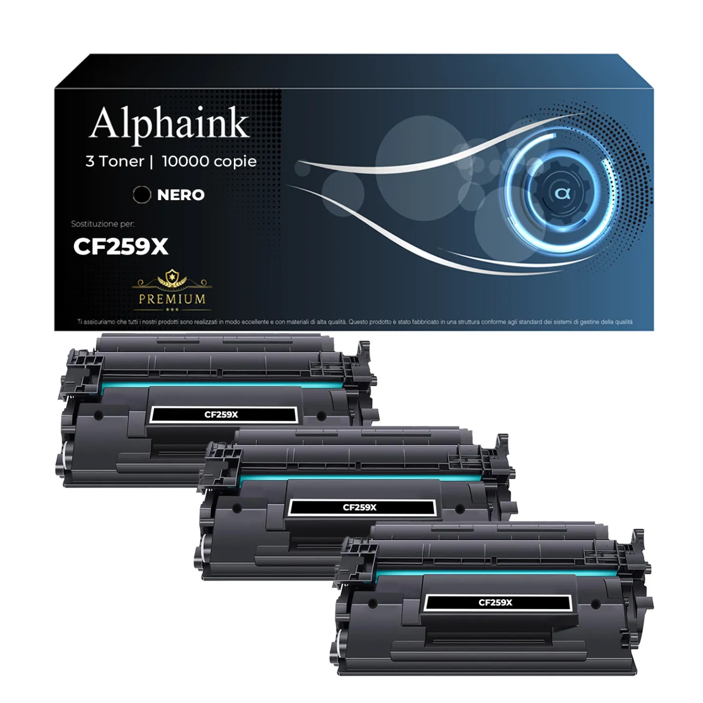 Toner compatibile per HP  CF259XT03 | Alphaink - Qualità e Risparmio