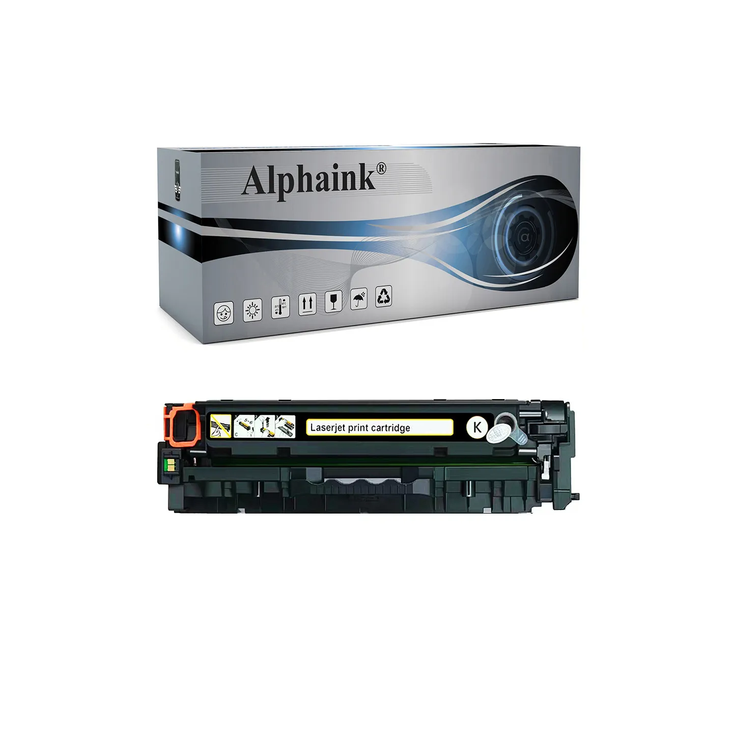 Toner rigenerato da originale CANON TRCRG718BK | Alphaink - Qualità e Risparmio