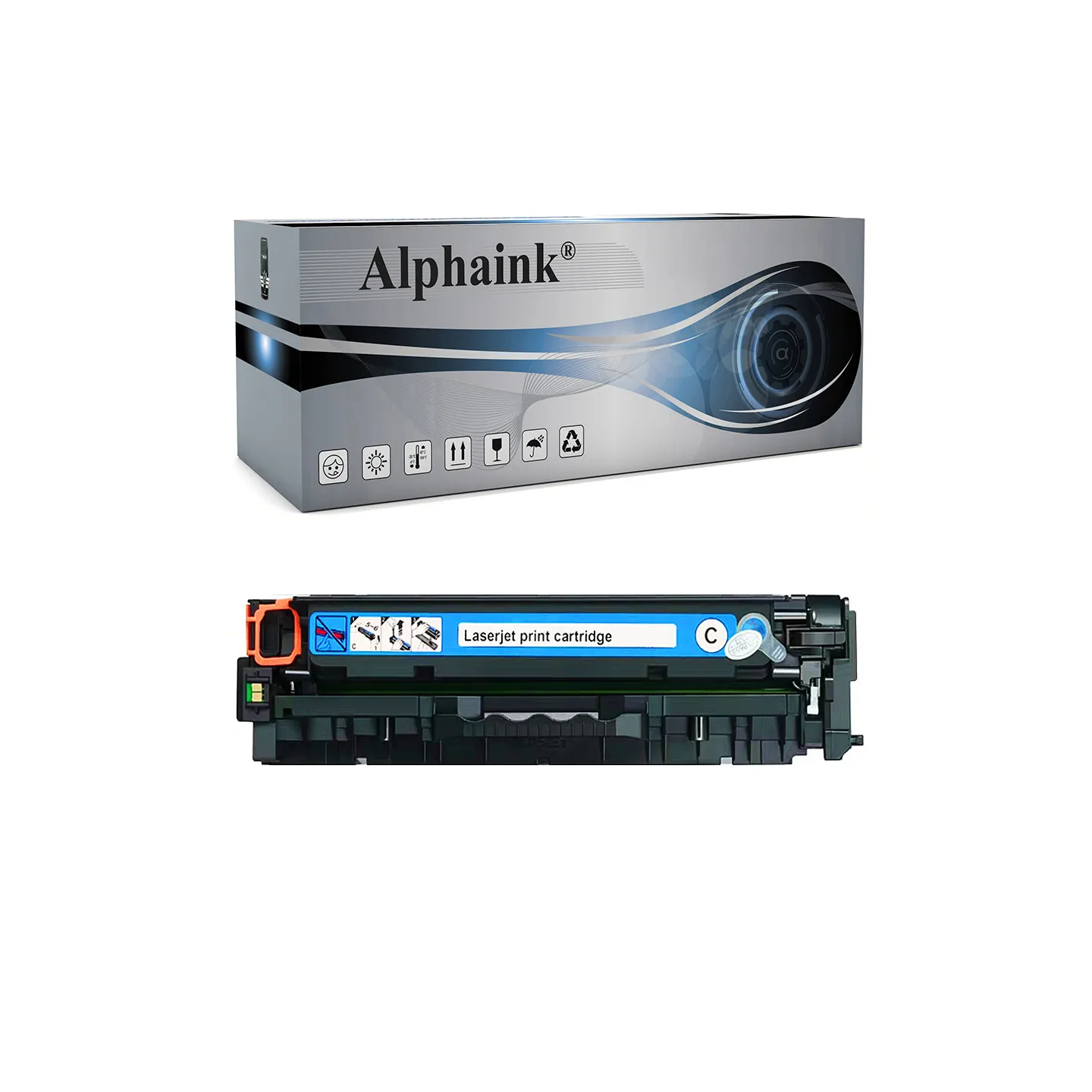 Toner rigenerato da originale CANON TRCRG718C | Alphaink - Qualità e Risparmio