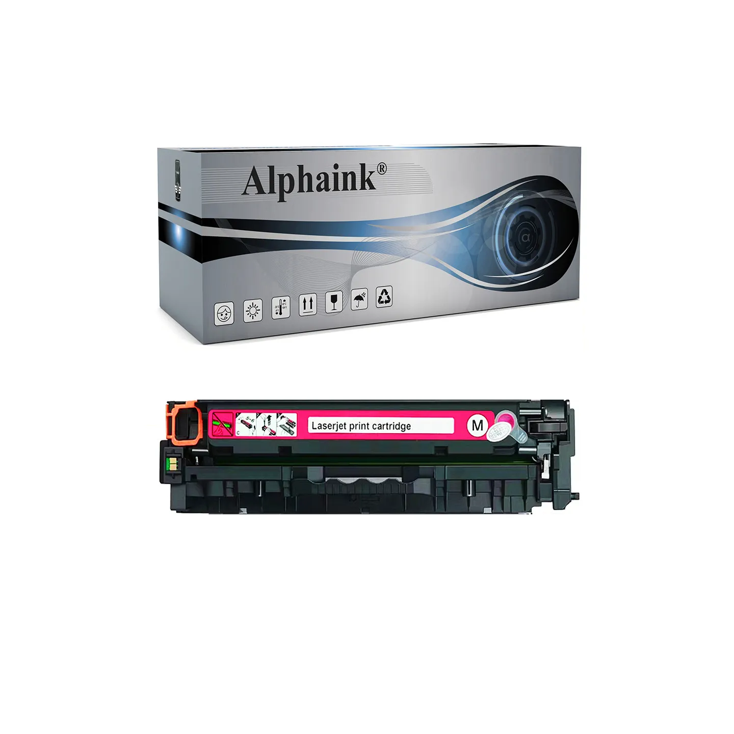 Toner rigenerato da originale CANON TRCRG718C | Alphaink - Qualità e Risparmio