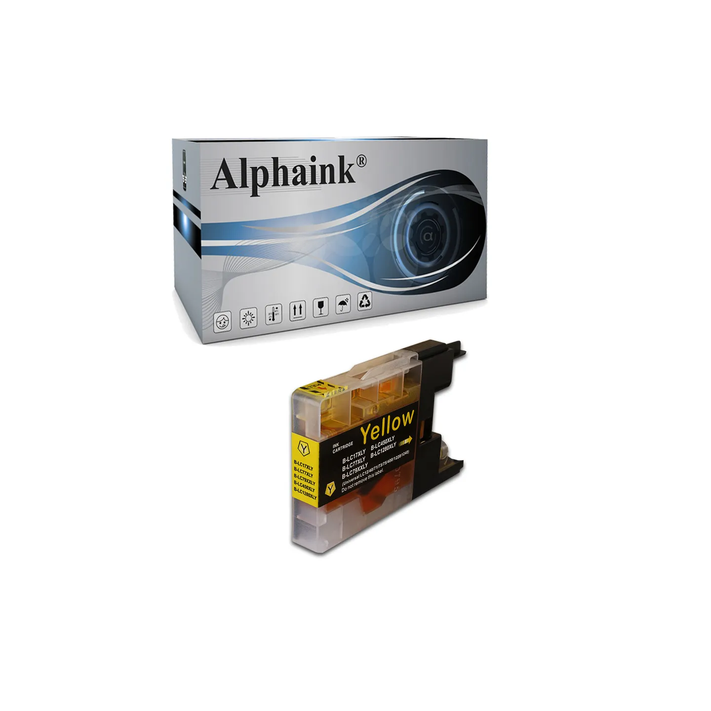 Vendita Cartuccia Brother LC-1280Y Giallo compatibile online - Alphaink
