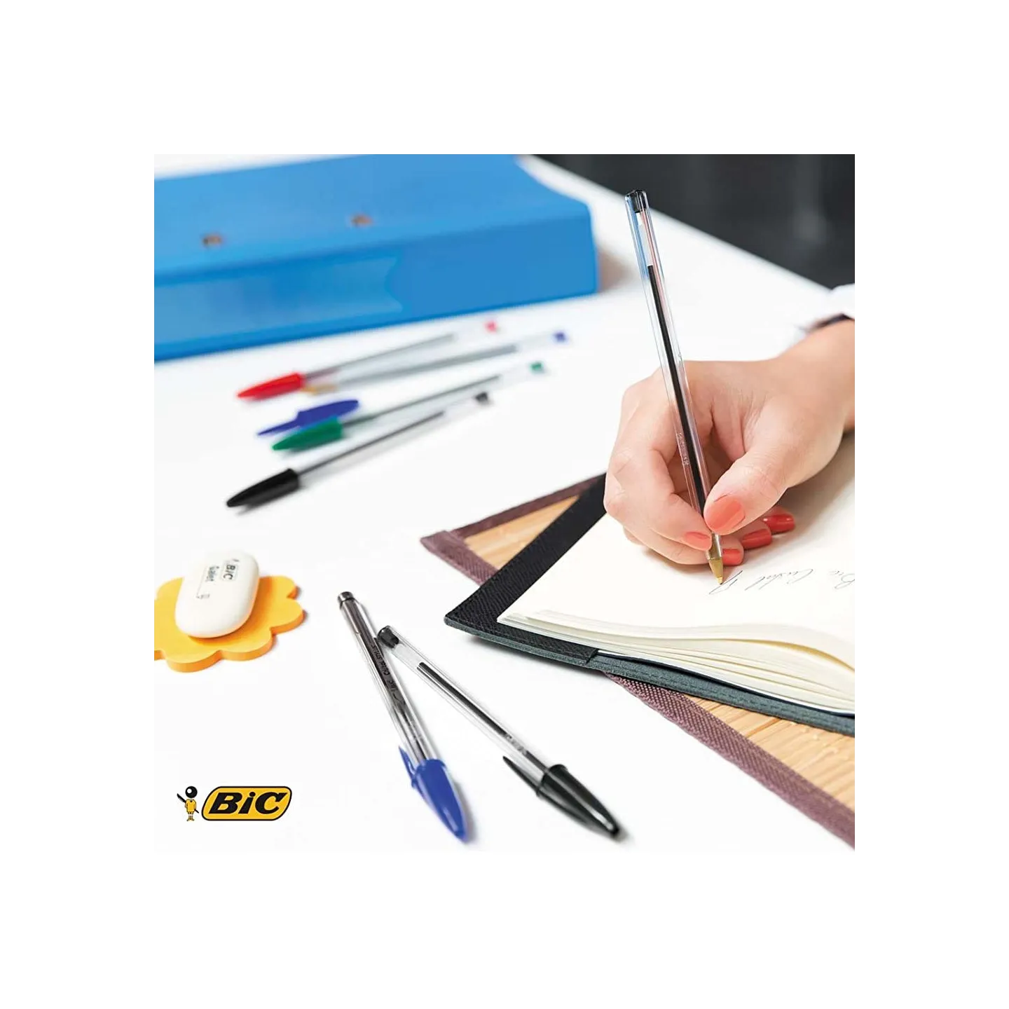 BIC-Penne-Blu-a-Sfera-Cristal-Original-Punta-Media-1-mm-Confezione-da-50-Penne