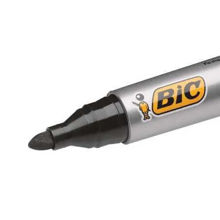 BIC-Marking-2000-Pennarelli-Indelebili-Colore-Nero-Punta-Tonda-17-mm-Confezione-da-12-Marcatori